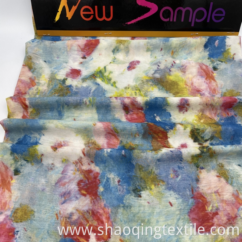 Flower Pattern Polyester Cloth Jpg